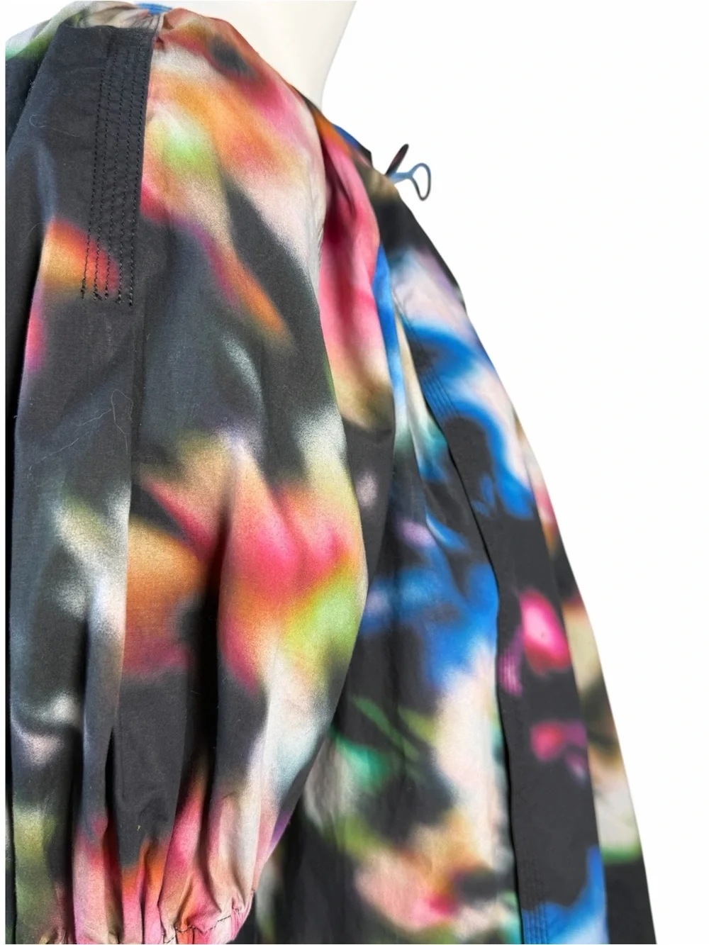 Ulla Johnson Loli Kaleidoscope Cotton Poplin Puff Sleeve Blouse Size 8 Artsy